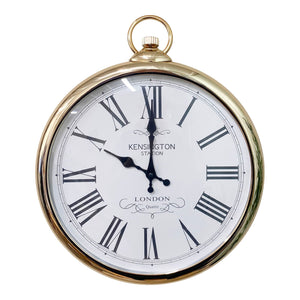 Round Copper Wall Clock
