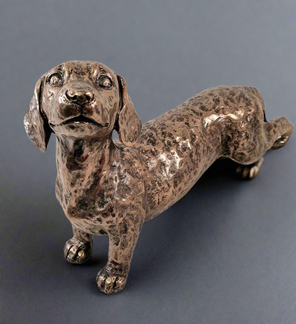 Bronze Effect Dachshund Ornament