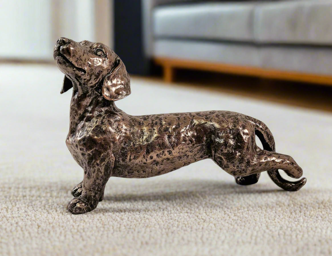 Bronze Effect Dachshund Ornament