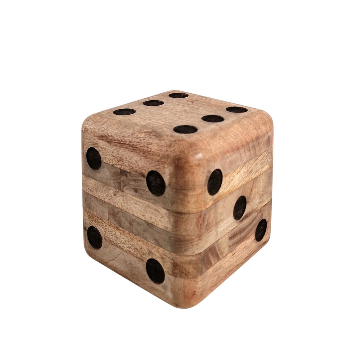 Mango Wood Dice Doorstop