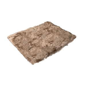 Light Brown Rectangle Sheepskin Rug - 130 x 150cm