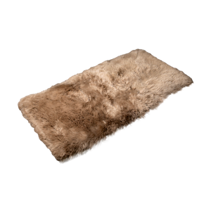 Light Brown Rectangle Sheepskin Rug