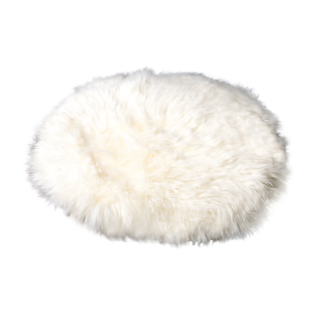 Natural Sheepskin Circle Rug