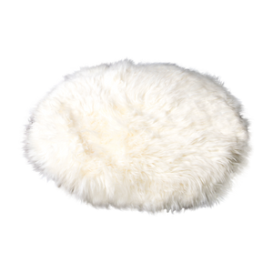 Natural Sheepskin Circle Rug