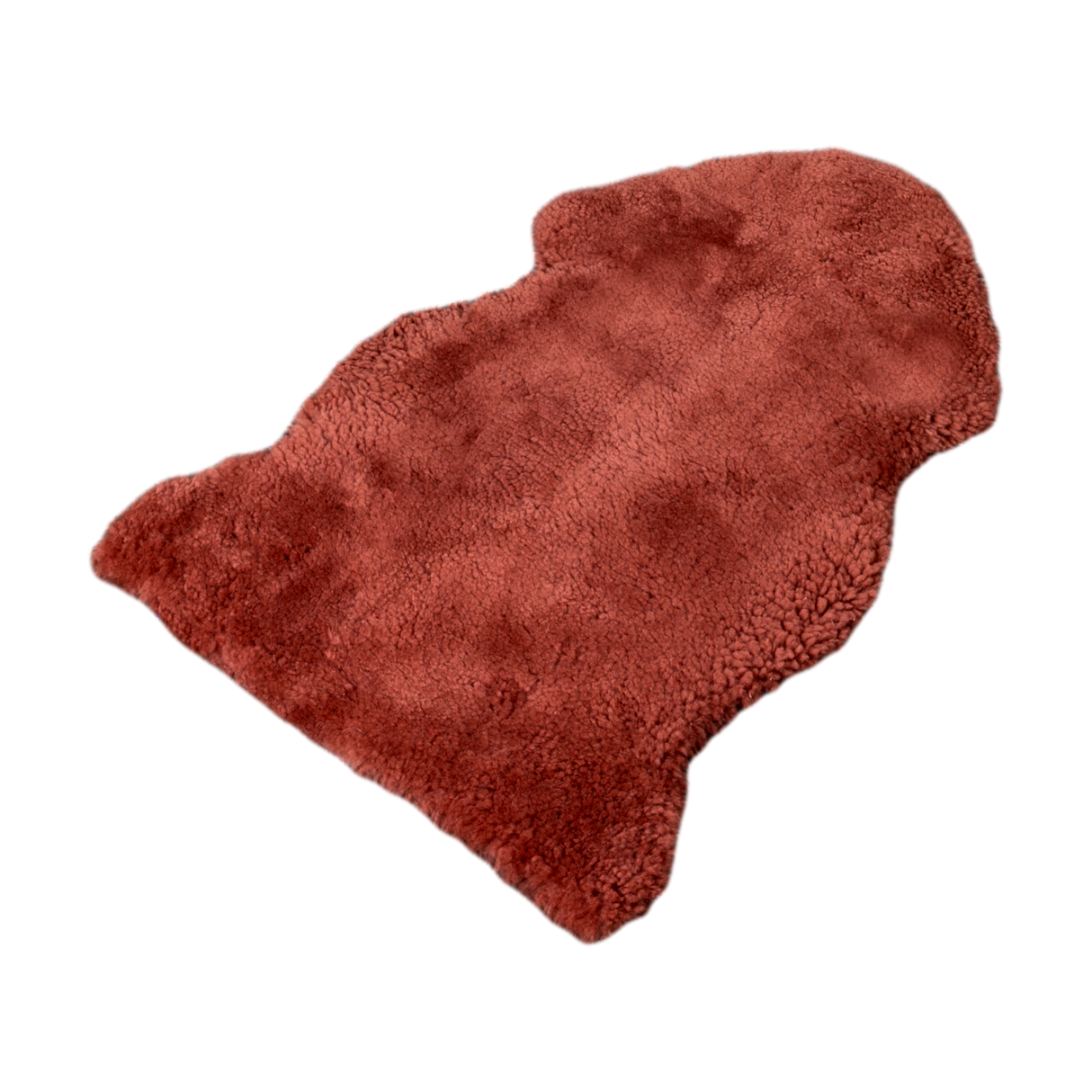 Coral Short Pile Sheepskin Rug