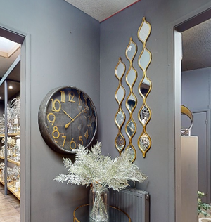 Decorative Hanging Gold Mirrors