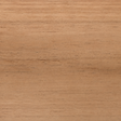 A close-up texture of a warm medium brown wood grain surface.