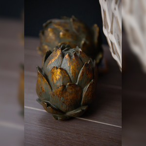 Antique Bronze Artichoke Ornament
