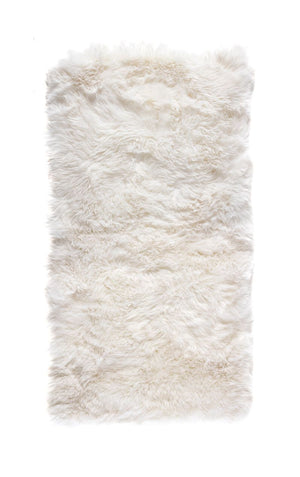 Natural Sheepskin Rectangle Rug