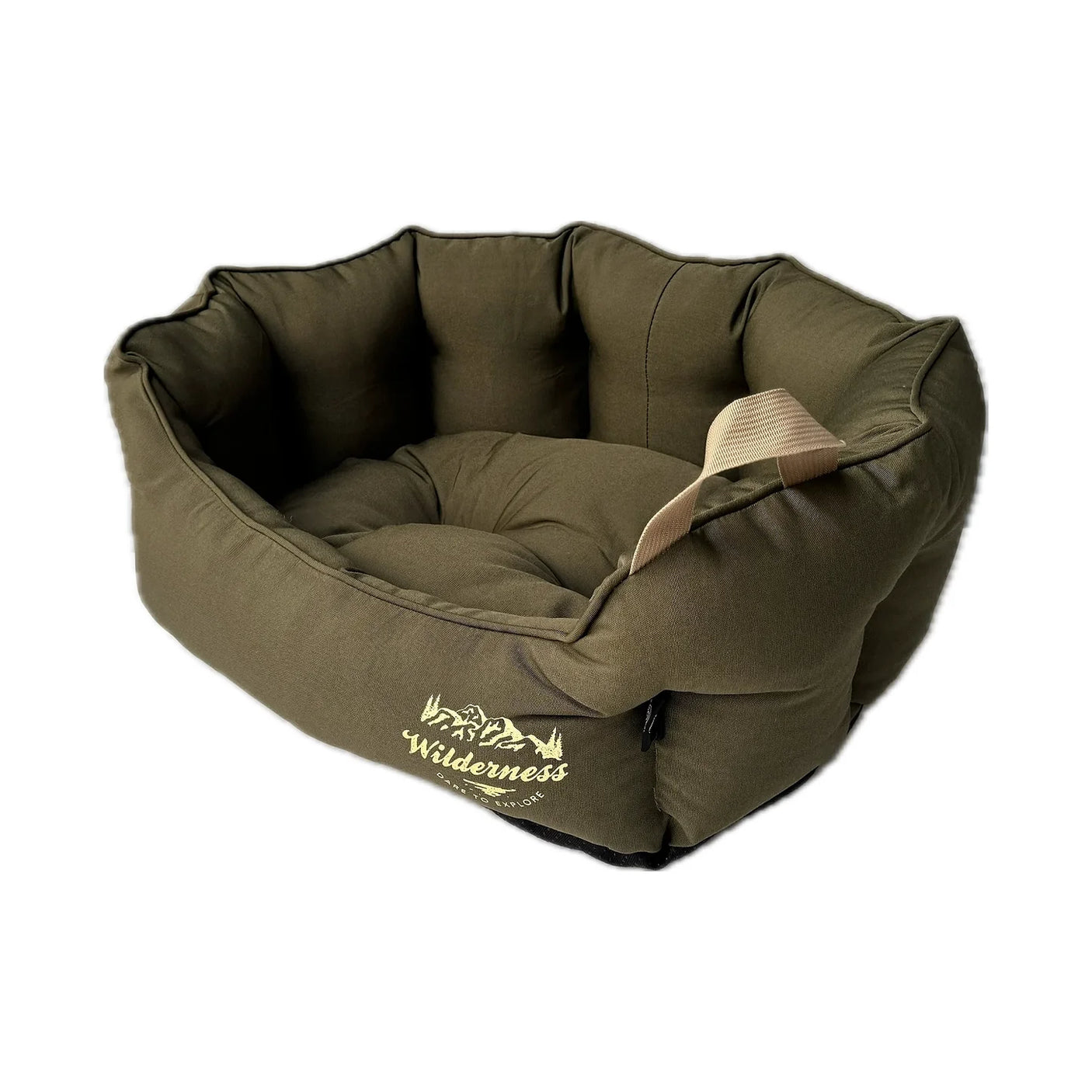 Wilderness Snuggle Dog Bed Olive