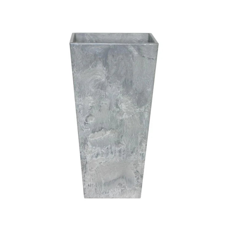Tall Grey Artstone Planter