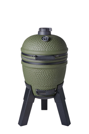 Moddern Kamado Barbecue Olive Green With Aluminium Base & Legs