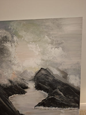 After The Storm – Original Hand Painted Acrylic Contemporary Canvas Art