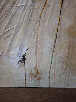 Where The Flowers Grow - Original Hand Painted Fabric & Acrylic Canvas Art