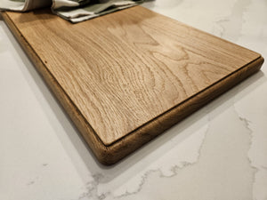 Handcrafted English Oak Wooden Kitchen Chopping Board