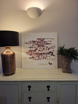 Worn Threads – Original Hand Painted Textured Canvas Art