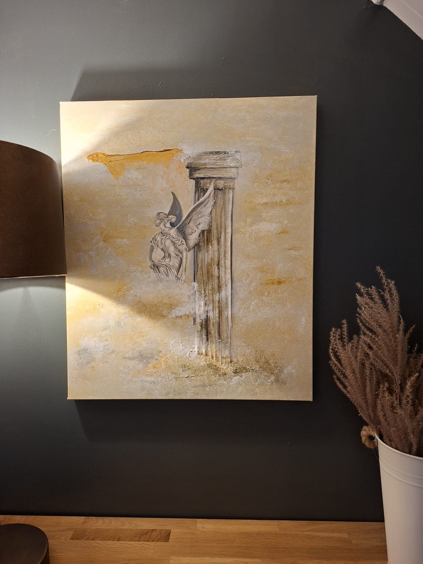 Ascend II – Original Hand Painted Classical Figure Canvas Art