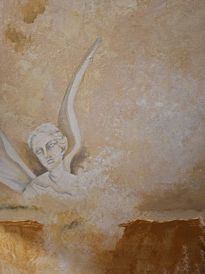 Ascend – Original Hand Painted Sculptural Canvas Art