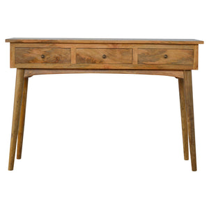 Large 3 Drawer Nordic Wooden Console Table