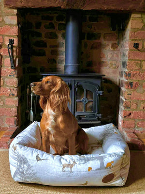 The Woodland Collection Fleece Lined Dog Bed