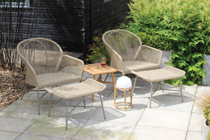 Miyako Kubu Easy Chair & Footstool