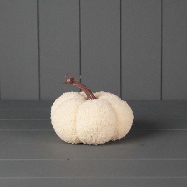 Cream Fabric Pumpkin