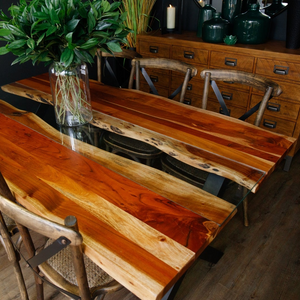 Live Edge Collection River Dining Table - Large