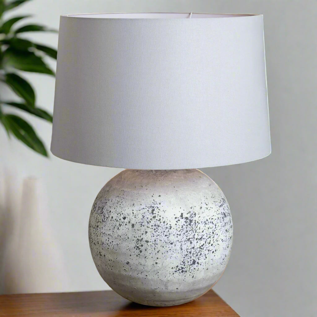 Tiber Large Stone Ceramic Table Lamp