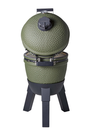 Moddern Kamado Barbecue Olive Green With Aluminium Base & Legs