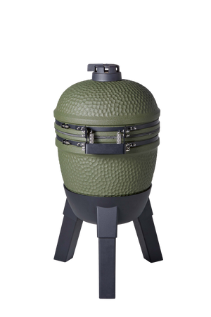 Moddern Kamado Barbecue Olive Green With Aluminium Base & Legs
